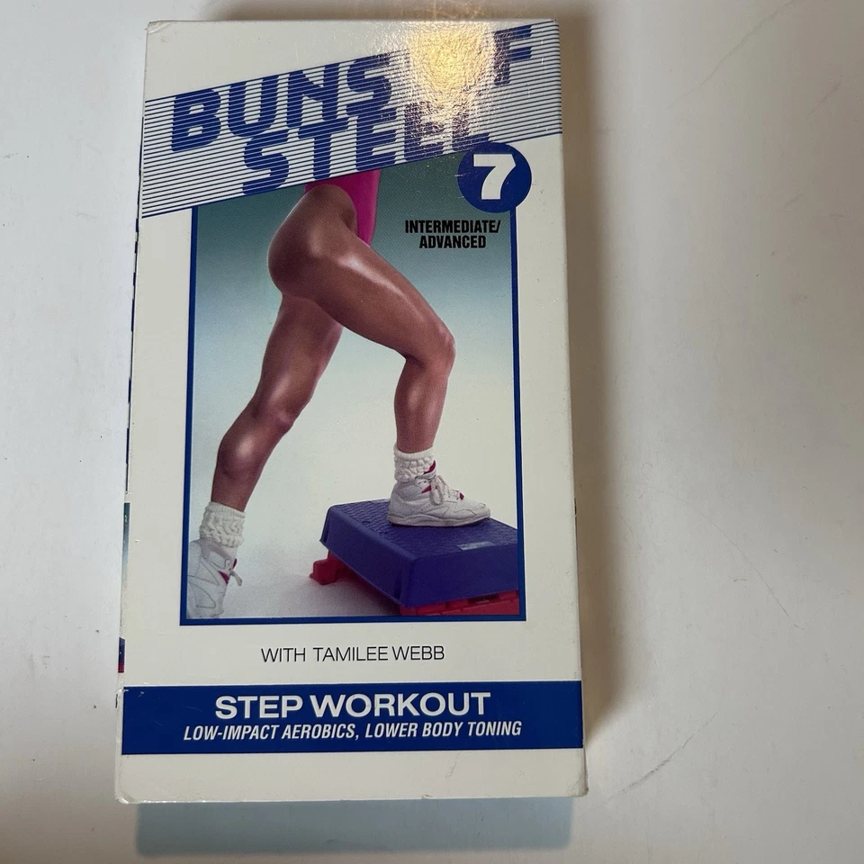 Buns of Steel 7 VHS Step Workout 1993 Susan Powter Nautilus Lot 3 Exercise Tape - Image 2 of 4