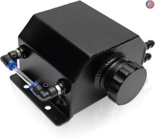 Overflow Tank, Coolant Reservoir Tank Expansion Aluminum 1L, Universal Radiator