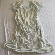 90s Elegant Blue Nightgown Maxi