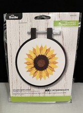 Bucilla Plaid Stamped Embroidery Kit GOLDEN SUNFLOWER 49547E, 3  