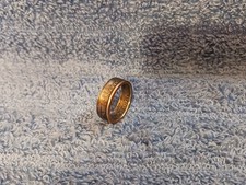 Arkansas Handcrafted Washington Quarters coin ring, size 7- 1/2 2003