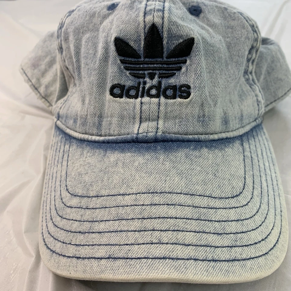 Gorra Adidas Gorra Correa Trasera Talla Única Azul Denim Look Algodón Bordado Foto 4 de 4