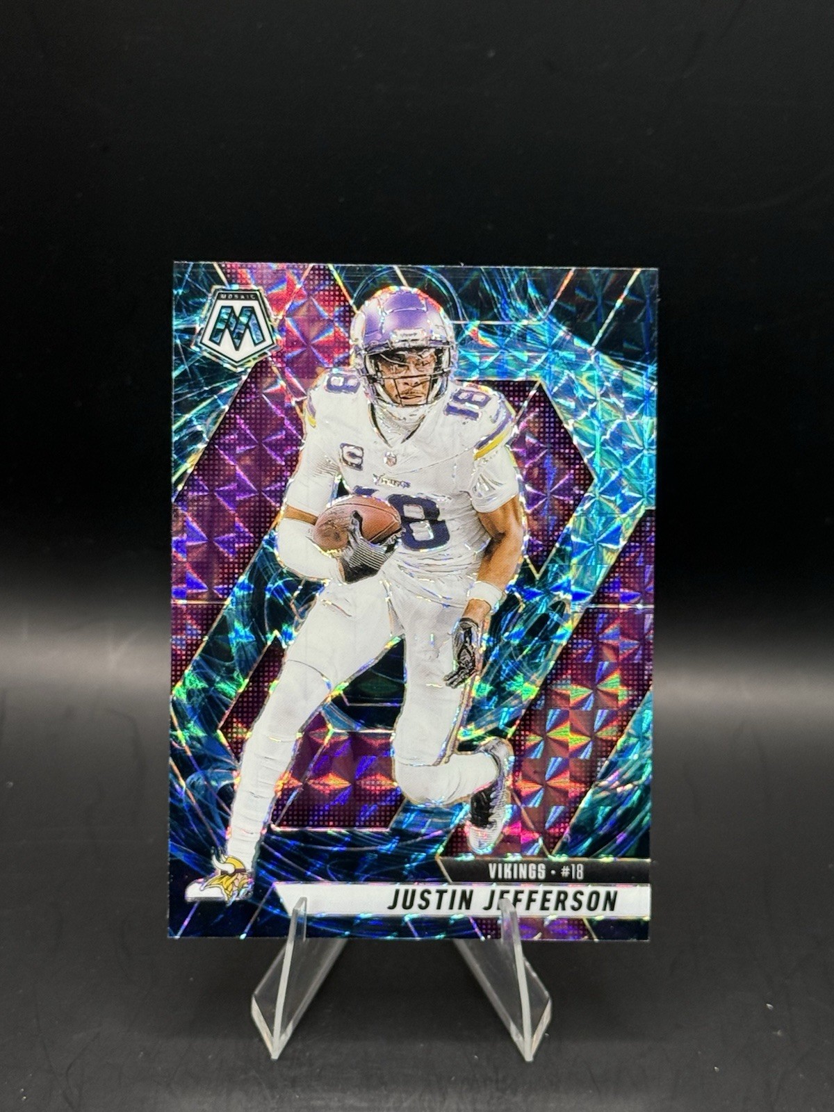 Justin Jefferson 2025 Panini Mosaic #19 Genesis SSP 🔥 Vikings