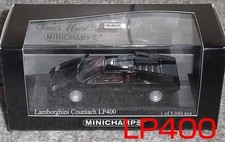 1/43 Countach LP400 black Lamborghini countach