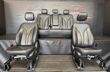 19-23 Lincoln Nautilus Power Heated Cooled Front Rear Black Leather Seats Be 19-23 Lincoln Nautilus Power Heated Cooled Front Rear Black Leather Seats Be