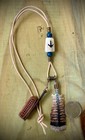 TURKEY TAIL FEATHER BOX CALL  DEER ANTLER MIRROR HANG WHITETAIL — photo 2