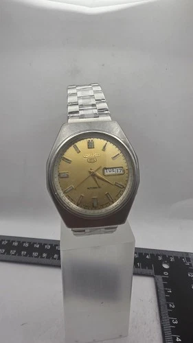 Vintage Automatic Seiko 6309 7200 New St. Steel Bracelet,  Serviced Wristwatch