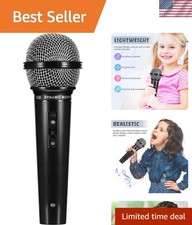 6.4 Kids Toy Microphone - Lightweight Pretend Play Prop for Parties Halloween
