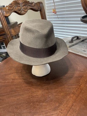 RARE RRL Double RL Ralph Lauren Brown Fedora Hat Rabbit Fur Felt