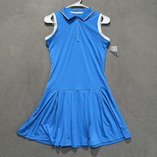 NWT Jack Nicklaus Dress Girls XL Blue Sleeveless Golf Performance Eco Choice