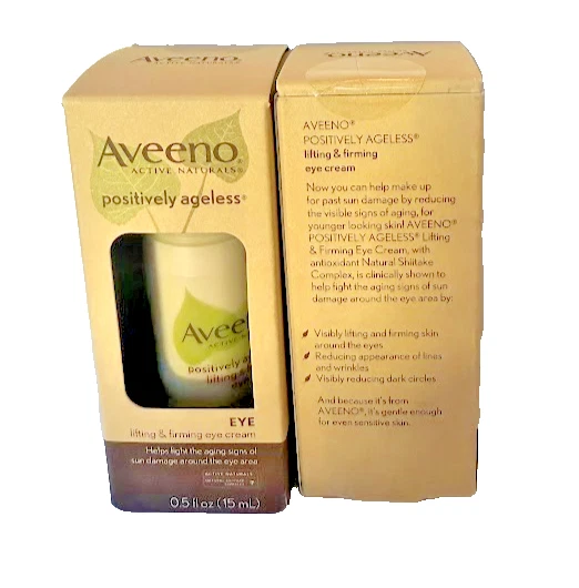 Aveeno Positively Ageless Lifting & Firming Moisturizer Eye Cream 0.5 oz
