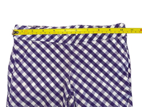 Janie And Jack 2 Piece Outfit Girls Size 5 Purple & White Gingham Plaid Bows - Picture 13 of 13
