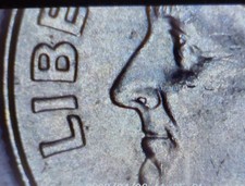 2016 P Roosevelt Dime Error "Boogie" Die Chip