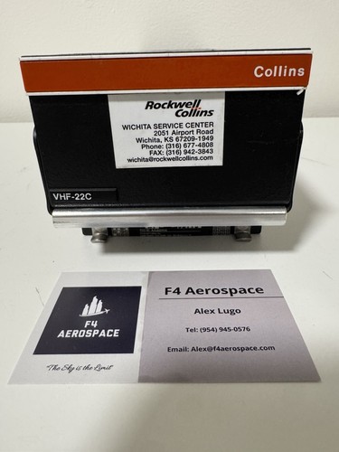 Collins VHF-22C VHF Transceiver P/N 822-1113-001