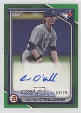 2024 Bowman Paper Prospect Retail Green Border 3/99 Connor O'Halloran Auto h8y