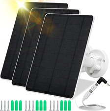 Solar Panel for Security Camera,5W USB Solar Panel for Cameras DC 5V,Camera Sola