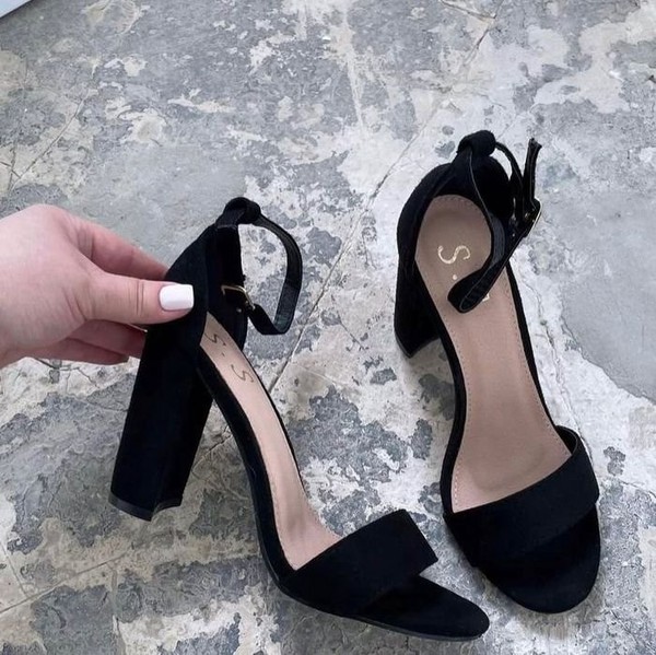 Women Heels Black 40