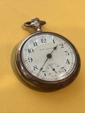 Vintage Seth Thomas 18S Gold Tonned 182 Special Pocket Watch 215585 17jewel
