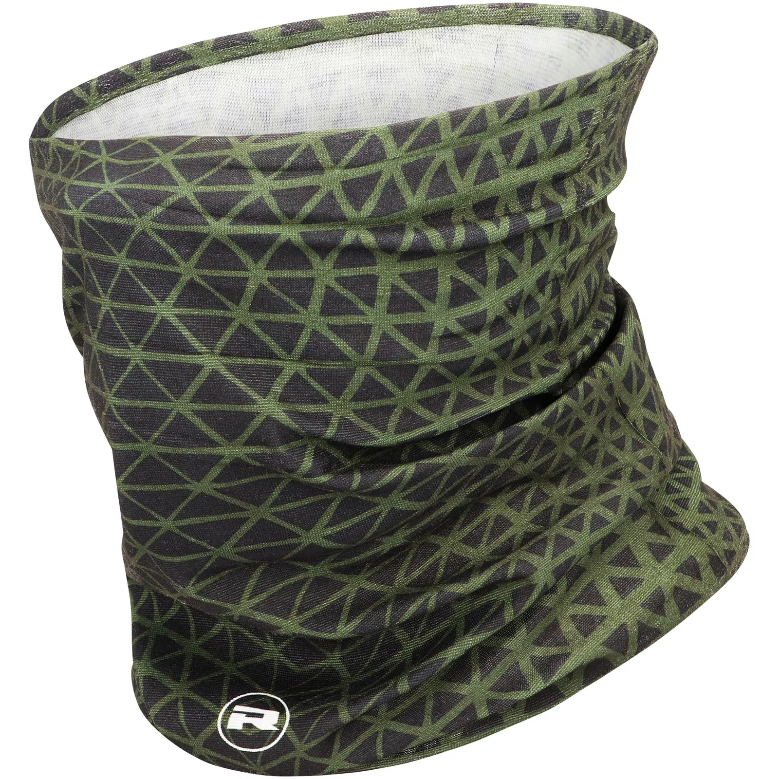 Richa Fleece Neck Tube Base Layer Motorcycle Neck Warmer - Kinetic Olive Green
