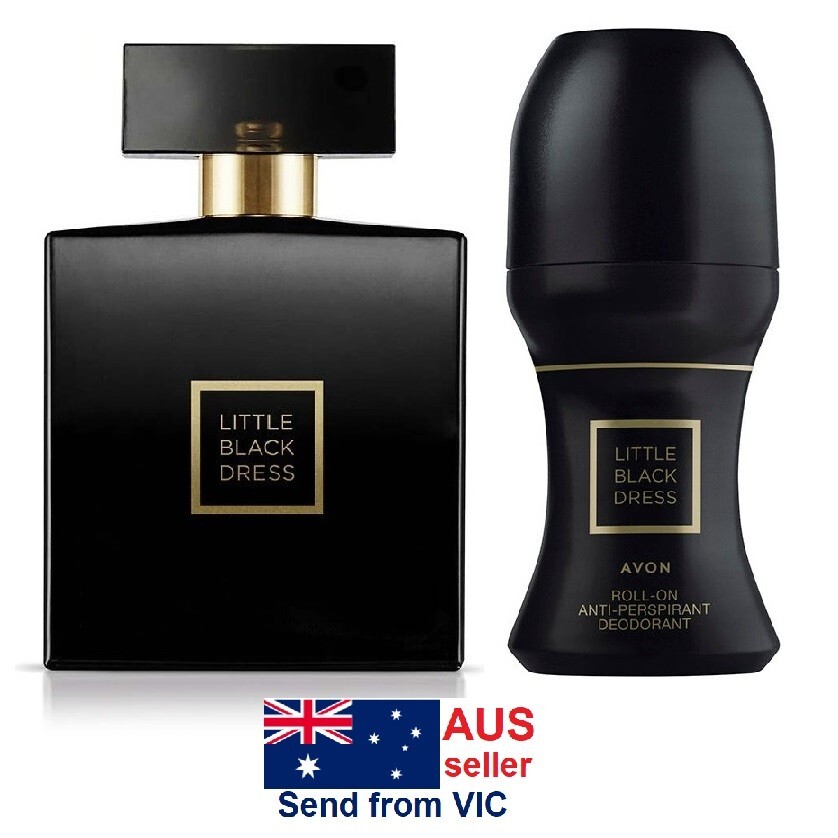 Avon Little Black Dress Set -EDP Spray 50ml +Roll-On Deodorant- FREE  SHIPPING