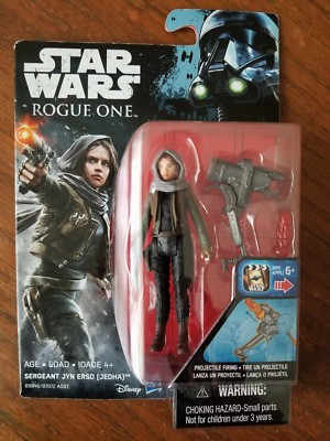 Disney Star Wars Rouge One Action Figure Sergeant Jyn Erso Jedha 3.75'' New