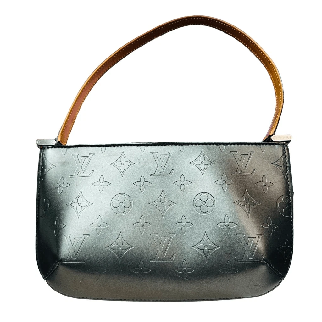 Louis Vuitton Monogram Mat Fowler handbag Silver Gray Shoulder Bag