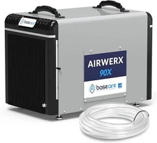BaseAire AirWerx90X Energy Star Commercial Dehumidifier 198 Pint Crawl Space