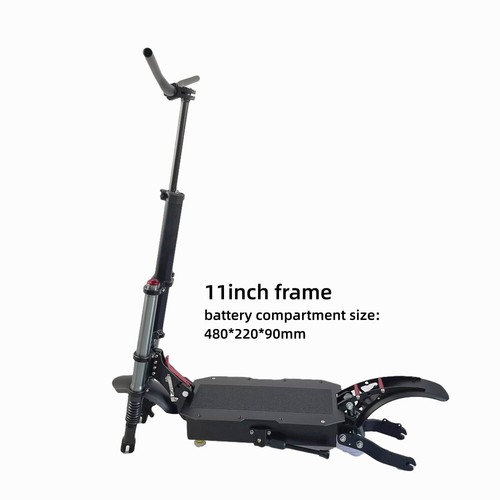 11inch Electric Scooter body Frame with shock absorber fender and handle bar - Picture 9 of 12