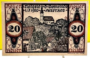 Banknote, Austria, Amstetten, 20 Heller, 1920 - NT1160