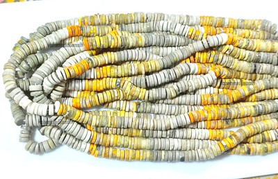 Natural  Bumble Bee Heishi Wheel 4-6mm AAA Loose Beads 16' Long Tyer Necklace