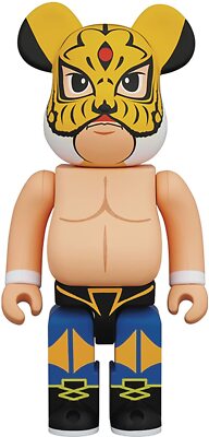 BE@RBRICK 初代 タイガーマスク TIGER MASK 400％ First Generation Tiger Mask 400% Bearbrick Figure by Medicom | eBay