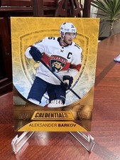 2021-22 Upper Deck Credentials Aleksander Barkov Gold 093/149
