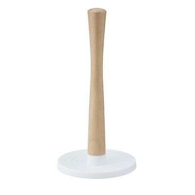 Rig-Tig by Stelton Küchenrollenhalter - weiß / Holz - NEU