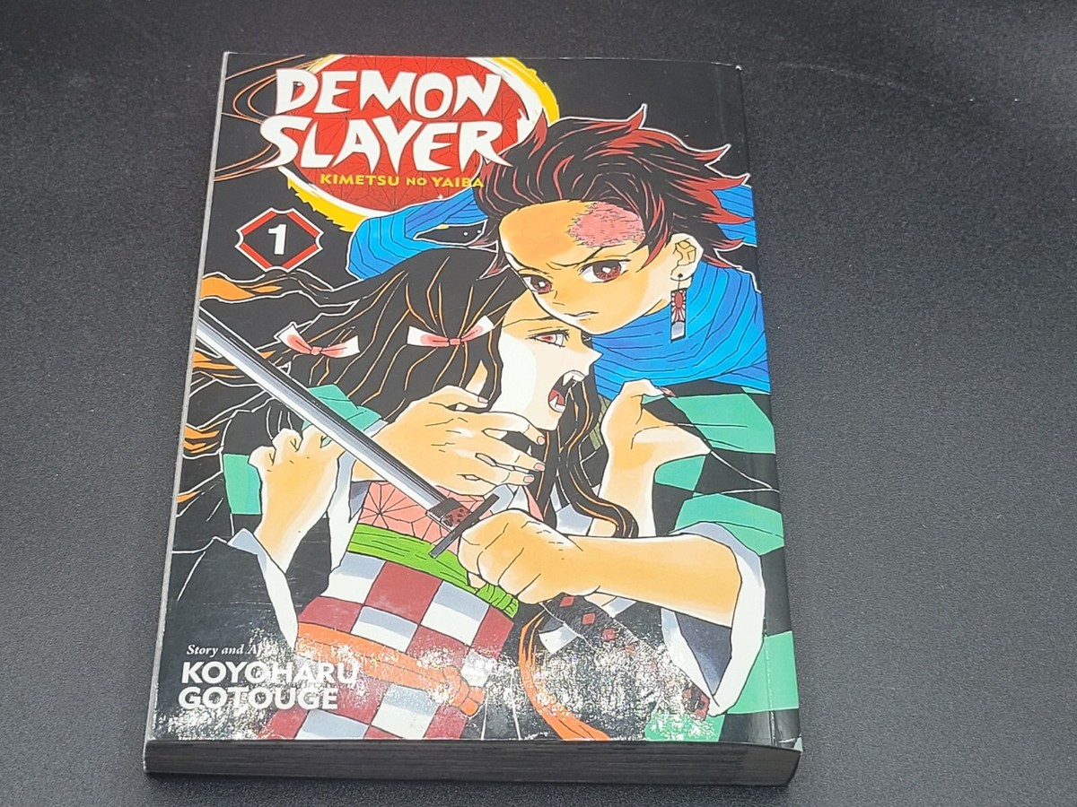 Demon Slayer Manga Kimetsu No Yaiba Vol. 1 Anime Paperback Book | eBay
