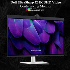 Dell UltraSharp 32 4K UHD Video Conferencing Monitor U3223QZ IPS BALCK Webcam 4K