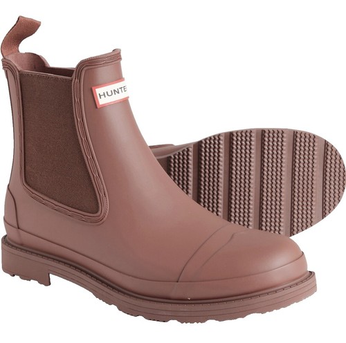 CABELAS BROWN RUBBER and Leather Duck Boots Men display picture 1