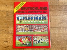 1974 MUNCHEN 74 COMPLETE sticker card wc wm world cup figurine album no panini