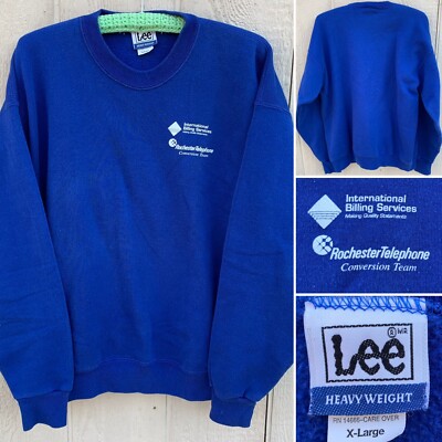 vintage International Billing Services Rochester Telephone sweatshirt size XL