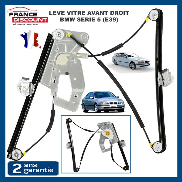 Elektrische Fensterheber Mechanismus Vorne Rechts Aus BMW Serie 5 E39 520D 525D-image