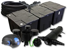 SunSun Filter Kit 90000L Pond 18W Clarifier, 100W Eco Pump 25m Hose Skimmer