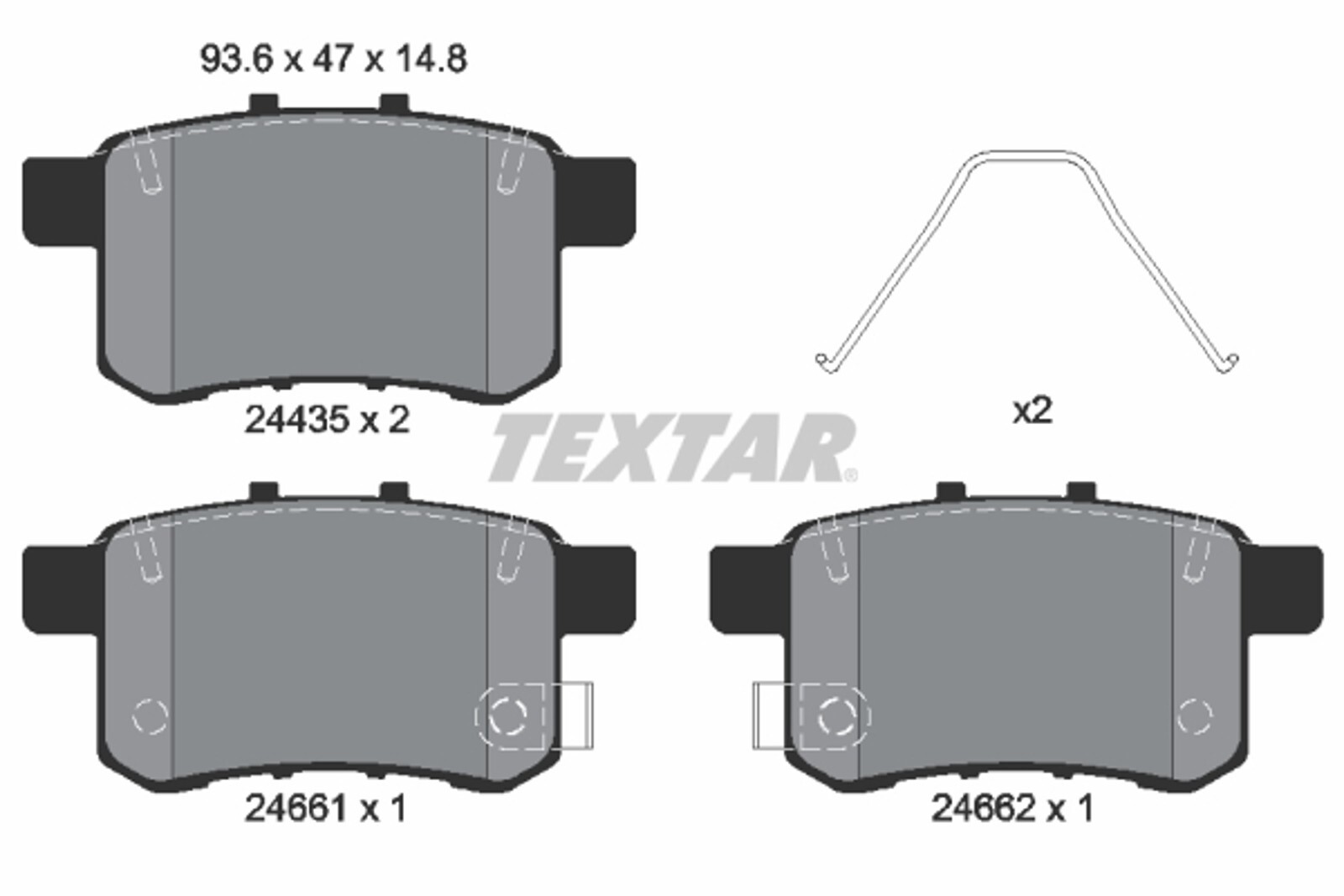 Plaquettes de frein Honda Accord 2008 berline et break tourer