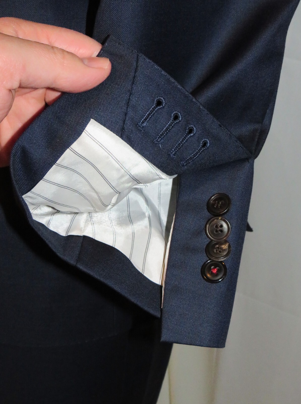 Suitsupply Sienna Vitale Solid Blue Two Button Su… - image 11