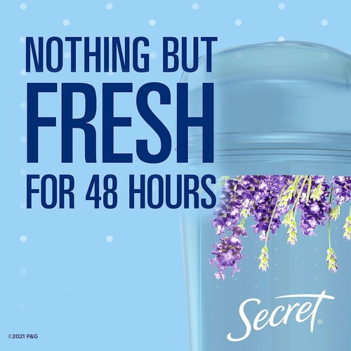 Secret Antiperspirant and Deodorant for Women Lavender Invisible Solid 2.6 oz... - Picture 4 of 9