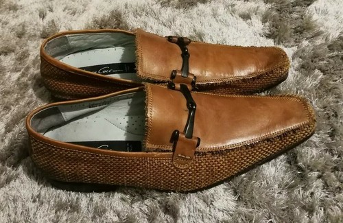 Vintage Kenneth Cole Tan Woven snake 