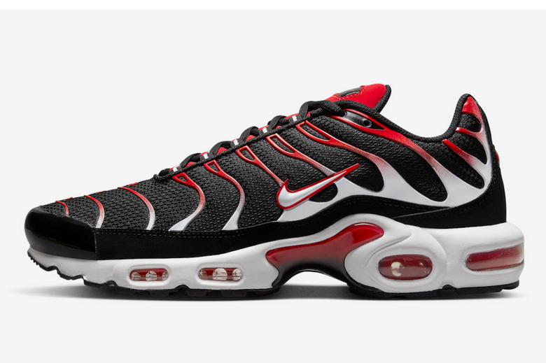 Nike Air Max Plus TN Tuned Black University Red | eBay