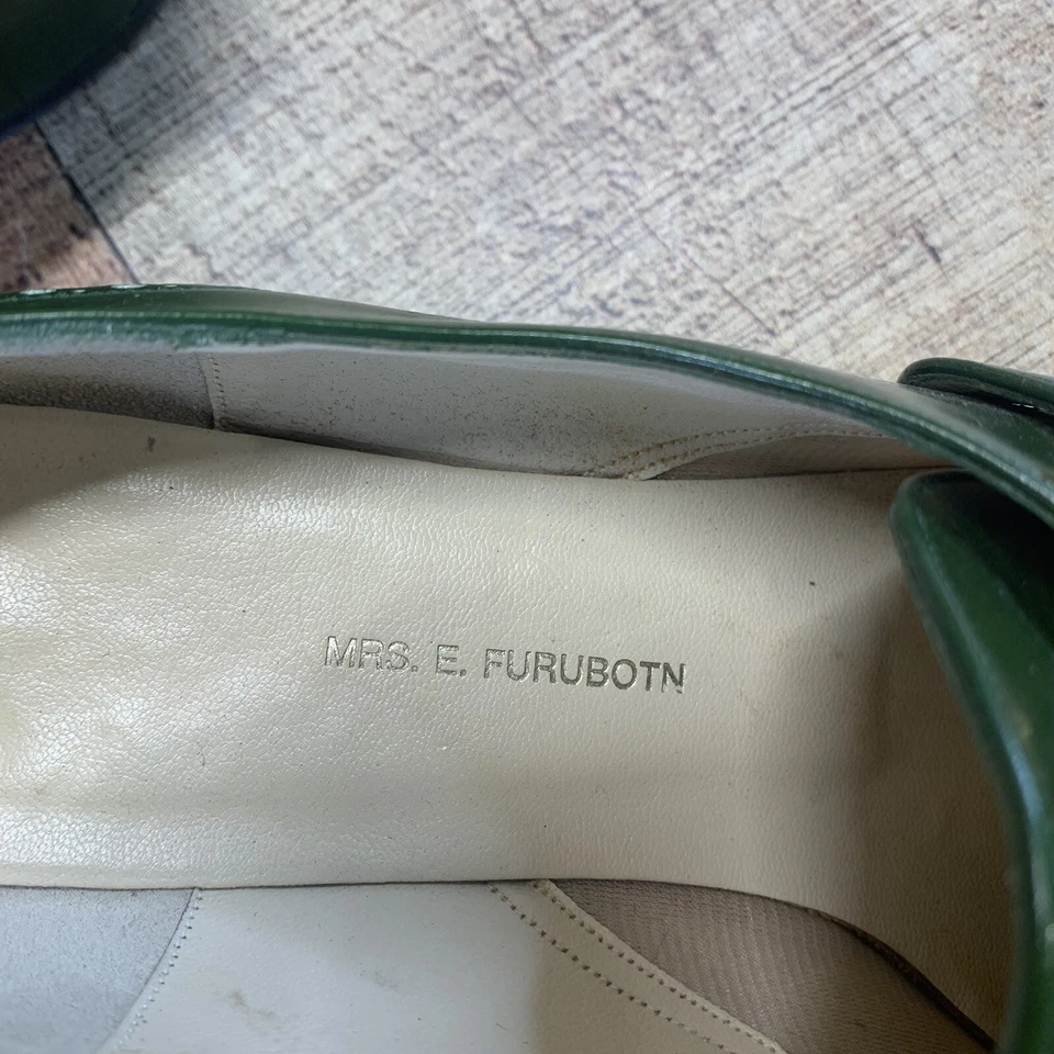 De Colección Cuero Verde Monje Correa Hebilla Drama En Calzado Por Evins 8.5 AAAA Ver Desc Foto 4 de 4