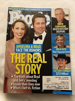 2009 June 22 People Magazine Brad Pitt And Angelina Jolie Going Strong (MH386)