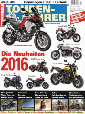 TF1601 + TRIUMPH Tiger Sport vs. YAMAHA MT-09 Tracer + TOURENFAHRER 1/2016