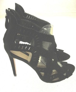 Zara Basic Mujer Negra SANDALIA de gamuza fina Botín De Tacón Stiletto  Talla 10 EUR 41 US | eBay