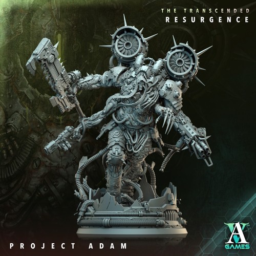 prince demon compatible mortarion + socle 100mm - Imagen 2 de 2